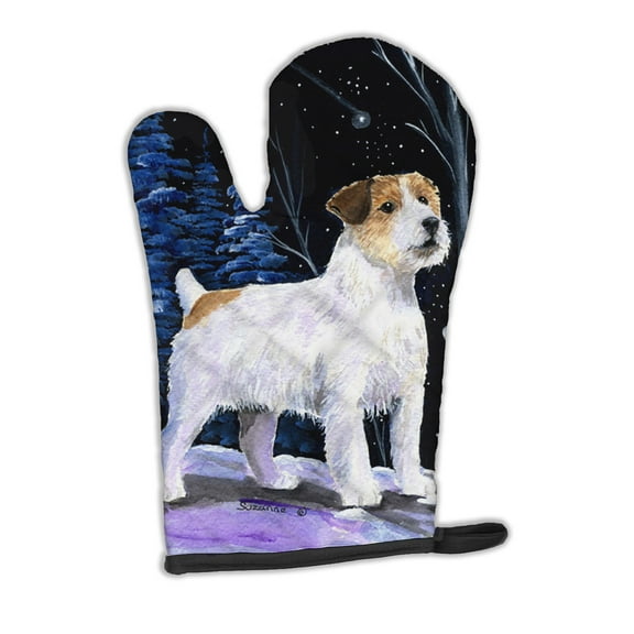 Starry Night Jack Russell Terrier Oven Mitt