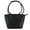 Black, variant on Alyssa  Synthetic Leather Sleek Tote Handbag (Women)