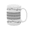 A, variant on Ceramic Coffee Mug With Geometric Pattern And Botanical Motif Large Capacity Handle Dishwasher Safe For Home Office Use