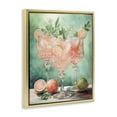 thumbnail image 4 of Stupell Industries Pastel Grapefruit Cocktails Food & Beverage Painting Gold Floater Framed Canvas Art Print Wall Art, 17 x 21, 4 of 10