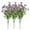 Purple, variant on 3PC Flower Latex Real Bridal Wedding Bouquet Home Decoration Silk Flower Outdoors Front Hanging Planter Decoration Hanging Flowers for Outdoors Winter Floral Wedding Decorations