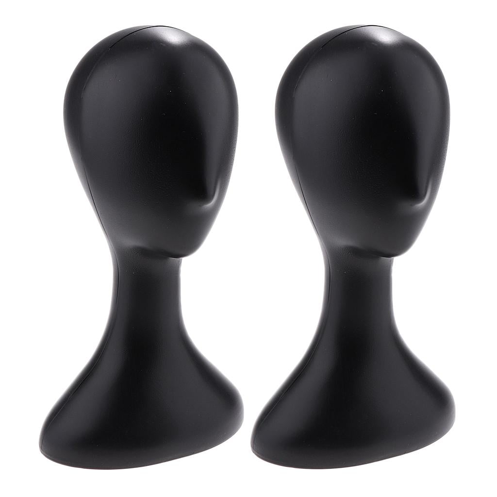 Male Full & Female Full Plastic Display Mannequin Black 2PCs Bundle 