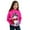 Hot Pink, variant on FYEGRE Cookie Swap Little Girl's Holiday Hooded Pullover Girls Winter Snowman Print Hoodie Warm Long Sleeve Pullover Cozy Christmas Holiday Themed Outerwear For Childr Orange 5-6 Years