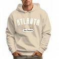 thumbnail image 3 of Men's 100% Cotton Flourish ATLANTA Hoodie 330g Thick Pocket Hood, 3 of 16