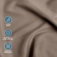 thumbnail image 6 of Bare Home 7-Piece Bed-in-a-Bag - Queen, Taupe with Taupe Sheet Set, 6 of 10