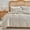 Khaki-King, variant on Grey Full Waffle Weave Microfiber Bedding Duvet Cover Set