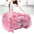 thumbnail image 1 of Bolso De Baile Para Niñas, Bolso De Lona Para Niños De Cuero Sintético Rosa Para Ballet, 1 of 8