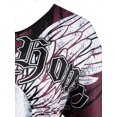 thumbnail image 3 of Camiseta Gótica de Talla Extra con Estampado de Alas de Cráneo Rosegal  Camisetas tallas grandes, 3 of 5