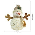 thumbnail image 2 of Adorable Christmas Snowman Plush Backrest Pillow for Festive Home Decor and Seasonal Comfort – Ideal Holiday Gift for Adults and Fans of Seasonal Decorations, 2 of 5