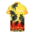 thumbnail image 3 of LilyLLL Mens Hawaiian Shirt Summer Beach Short Sleeve Buttons Down Printed T-shirt Tops, 3 of 3