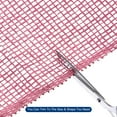 thumbnail image 4 of Uxcell PP Burlap Mesh Decorative Wrapping Ribbon 1 Roll Rose Pink, 4 of 5