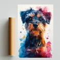 thumbnail image 2 of Glenofimaal Terrier Dog Wall Art Glenofimaal Terrier Picture Poster Print Funny Colorful Animal Pop Artwork for Living Room Bedroom Bathroom Home Decor, 2 of 6