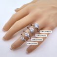 thumbnail image 4 of Matrix Round CZ Solitaire Engagement Ring - 2.00ct (8.0mm) Size 11.5, 4 of 7