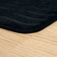 thumbnail image 2 of Lavish Home Memory Foam Extra Long Bath Rug Mat-Black-24x60, 2 of 2
