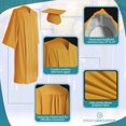 thumbnail image 6 of Endea Graduation Matte Gold Graduation Gown  Cap, 6 of 9