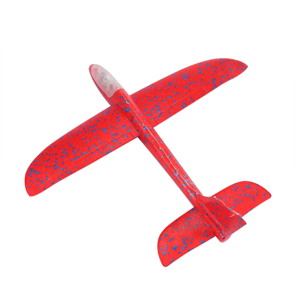 LED EPP Airplane Hand Launch Throwing Glider Aircraft Foam Plane Model Outdoor 
