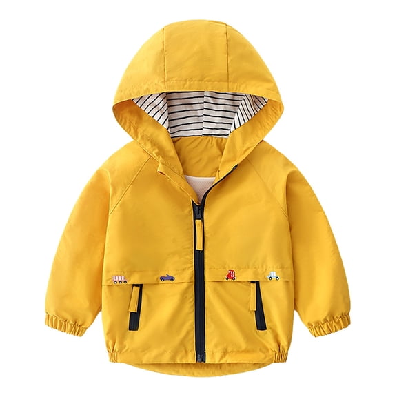 EnJoCho Baby Boys Small Children Spring Jacket Rushing Jacket Outerwear Tops Lightweight Windbreaker Coat Casual Boys Clothes Jacket