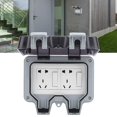 thumbnail image 5 of Boîte de Prise Étanche Extérieure Protection Extérieure Composants de Contrôle de Prises Électriques Étanche Mural (blanc) (1pcs), 5 of 5