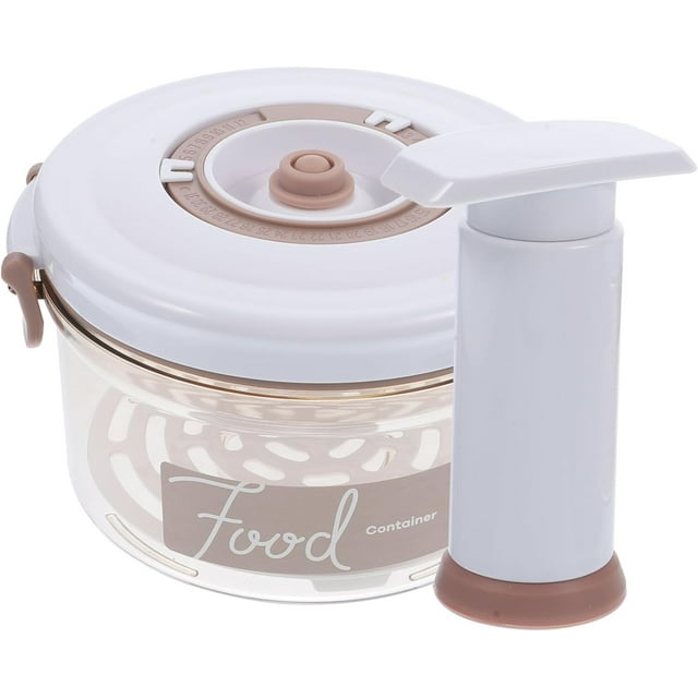 Wekity 1 Ensemble Bocal Scellé sous Vide Guacamole Contenants de Viande pour Réfrigérateur Contenant de Fruits Guacamole Contenants Alimentaires sous Vide Boîte de Rangement sous Vide-0621