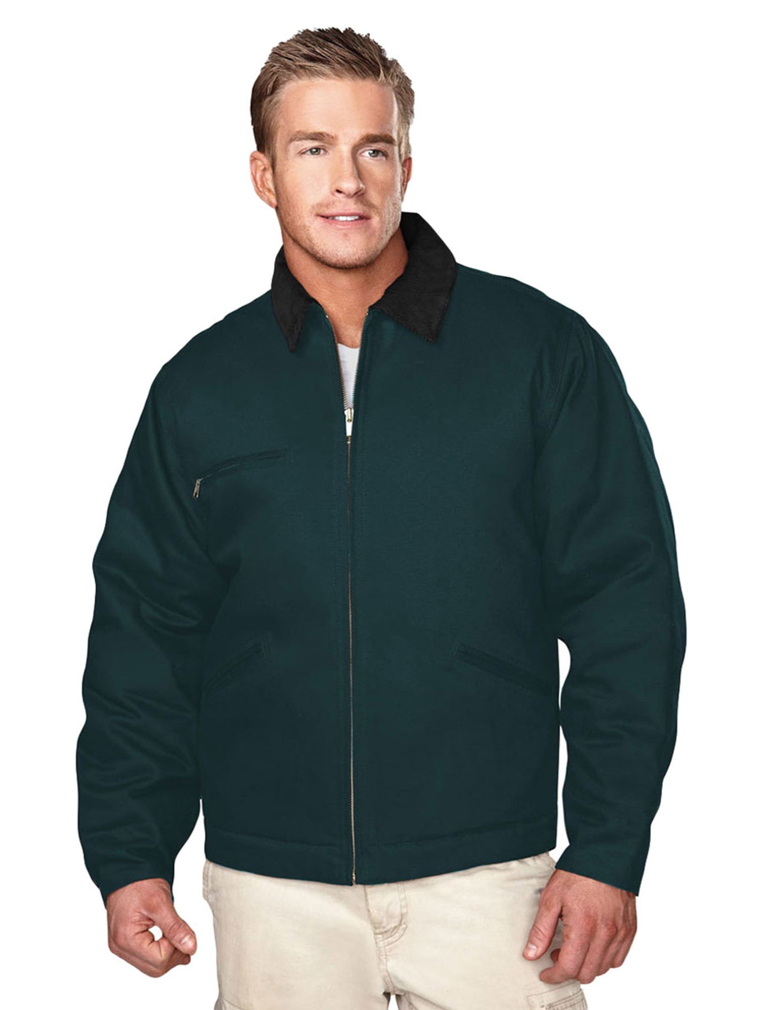 TriMountain TriMountain Men's Big And Tall Lined Canvas Jacket