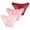 Skin+Pink+Red, variant on Women's Sexy Thongs 3 Pieces Underwear See Through Bikini Panties Low Rise G String T Back Seamless Briefs S-L