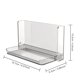 thumbnail image 4 of Estante flotante pequeño para pared, estante de baño plegable para montaje en pared, estante de noche para teléfono, control remoto transparente gris, 4 of 5