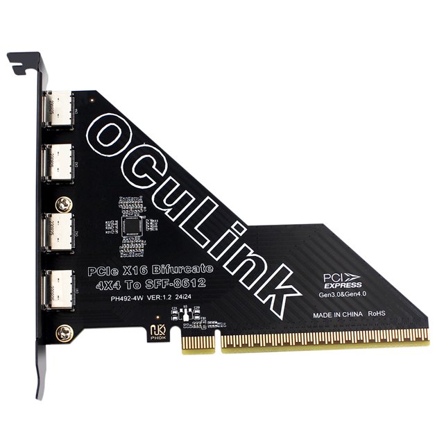 PCIe 4.0 X16 Al Adaptador Oculink A SFF 8611 Y 8612 Tarjeta PCLE4.0