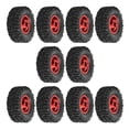 thumbnail image 2 of Ruedas y Neumáticos RC Bling Bling Neumáticos de goma 6WD de coche RC de aluminio, 2 of 12
