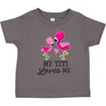 thumbnail image 3 of Inktastic My Titi Loves Me with Two Flamingos Boys or Girls Toddler T-Shirt, 3 of 5