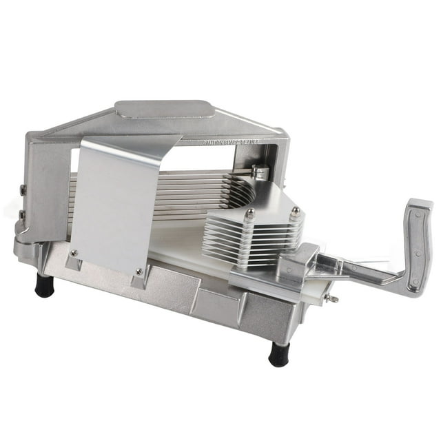 Stainless Steel French Fry Cutter, Potato Slicer Vegetable Slicer Potato Cutter with Non Slip Base, Carrot Julienne and Chopper for Cucumbers, Tomato, Onion Julienne