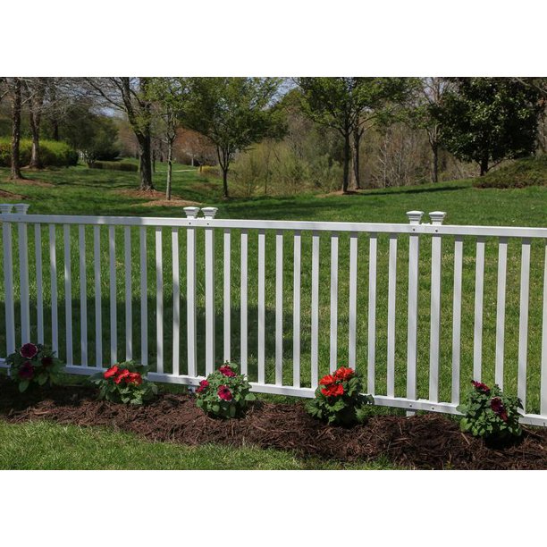 Baskenridge No Dig Vinyl Fence Kit 36in X 42in 2 Pack Walmart Com Baskenridge No Dig Vinyl Fence Kit 36in X 42in 2 Pack Walmart Com