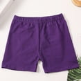 thumbnail image 5 of ShomPort Girls Bike Shorts Stretch Elastic Waist Athletic Casual Yoga Dance Shorts Kids Workout Leggings, 5-14 Years, 5 of 9