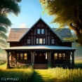 thumbnail image 2 of Barnyard Beauty - Farm House Canvas Art, 2 of 2