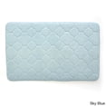 thumbnail image 4 of Stephan Roberts Home 24N-EM7V19-12 17 x 24 in. Embroidered Memory Foam Bath Mat - Gray Morn, 4 of 5