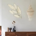 thumbnail image 6 of Benjara 35" Wall Art Decor- Large Carved Leaf Design- Aluminum Gold Finish, 6 of 6