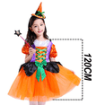 thumbnail image 2 of Disfraz de bruja para niñas, disfraz de araña para niños, disfraz de Halloween, 2 of 5