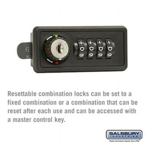 Salsbury  Resettable Combination Lock for 4B Plus Horizontal Mailbox Door