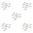thumbnail image 1 of Maoww 10 Pieces Blue Eye Finding Shinny Polished Rhinestone Hook Connector Smooth Hanging Pendant Necklace Bracelets kc Blue Type2 NO2, 1 of 6