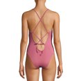 thumbnail image 5 of YMI Womens One-Piece Swimsuit With Smocking and Ring Detail, 5 of 6