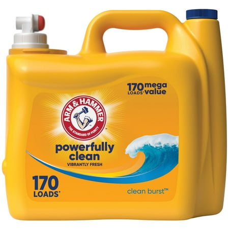 Arm &Amp; Hammer Clean Burst, 170 Loads Liquid Laundry Detergent, 170 Fl Oz