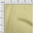 thumbnail image 2 of oneOone Cotton Poplin Yellow Fabric Rabbit Craft Projects Decor Fabric Printed By The Yard 42 Inch Wide, 2 of 5