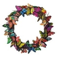 thumbnail image 5 of Vivid 15inch Butterfly Wreath for Front Door Garland Butterfly Fluttering Wreaths Mantle Easter Holiday Wedding Decoration, 5 of 9