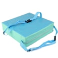 thumbnail image 2 of Silla de comedor infantil de piel sintética con cojín elevador y asiento para bebé (azul), 2 of 5