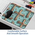 thumbnail image 6 of Easter Printed Square Desk Mat Mousepad, 8.3x9.8 Inch, Non-Slip Rubber Bottom, Suitable for Office and Gaming, 6 of 6