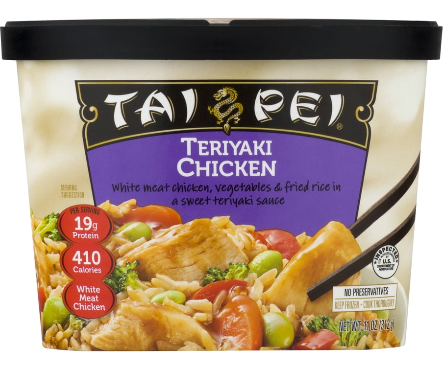 Tai Pei® Teriyaki Chicken 11 oz. Carton - Walmart.com ...