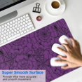 thumbnail image 4 of Long Mouse Pads for Desk,Halloween Purple Spider Web Pattern Desk Mats on Top Of Desks, Desk Mouse Pad Extra Large with 3mm Non-Slip Base and Stitched Edge for Gaming,Office,Work,Home 35.4x15.7in, 4 of 5