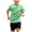 Green, variant on mgoYE Boy Clothes Kids Boy's Summer Outfits Shorts Sleeve Crewneck T Shirt Tops Tees Shorts Sets Boy's 2 Piece Outfits Size 7-8 Years