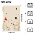 thumbnail image 3 of WOBOGO Butterfly Wildflower Pictures Notebook College Horizontal Grid Paper Ink Spill Resistant Water Resistant Cover 8.3x5.7x0.4in, 3 of 8