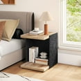 thumbnail image 4 of Costway 2-Tier Sofa Side Table with Open Storage Shelf Compact Nightstand for Living Room, 4 of 9