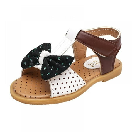 

Toddler Little Girl s Summer Beach Water Sandals Soft Sole T-Strap Flat Sandal (Toddler/Little Kid)